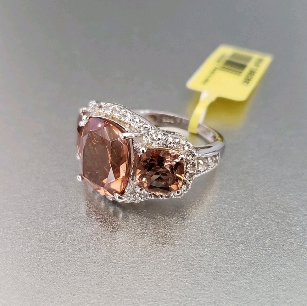 Hold For HH! 3 Color Change GenuineAlexite And Topaz Designer Ring - Picture 10 of 14